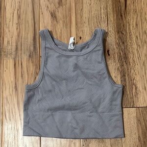 Gray Sleeveless Women's Top